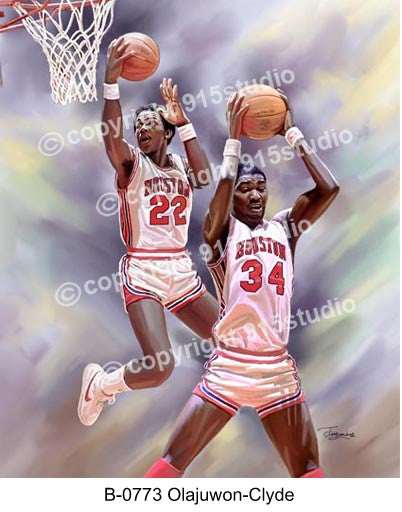 B-0773-Olajuwon-Clyde