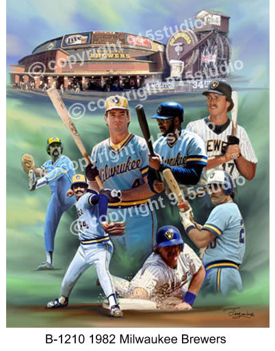 B-1210-Milwaukee Brewers