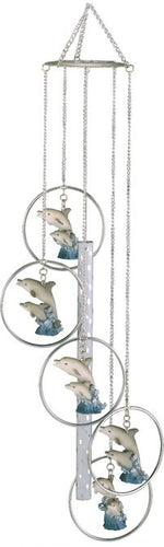 155.08 Dolphin 5- ring Wind Chime
