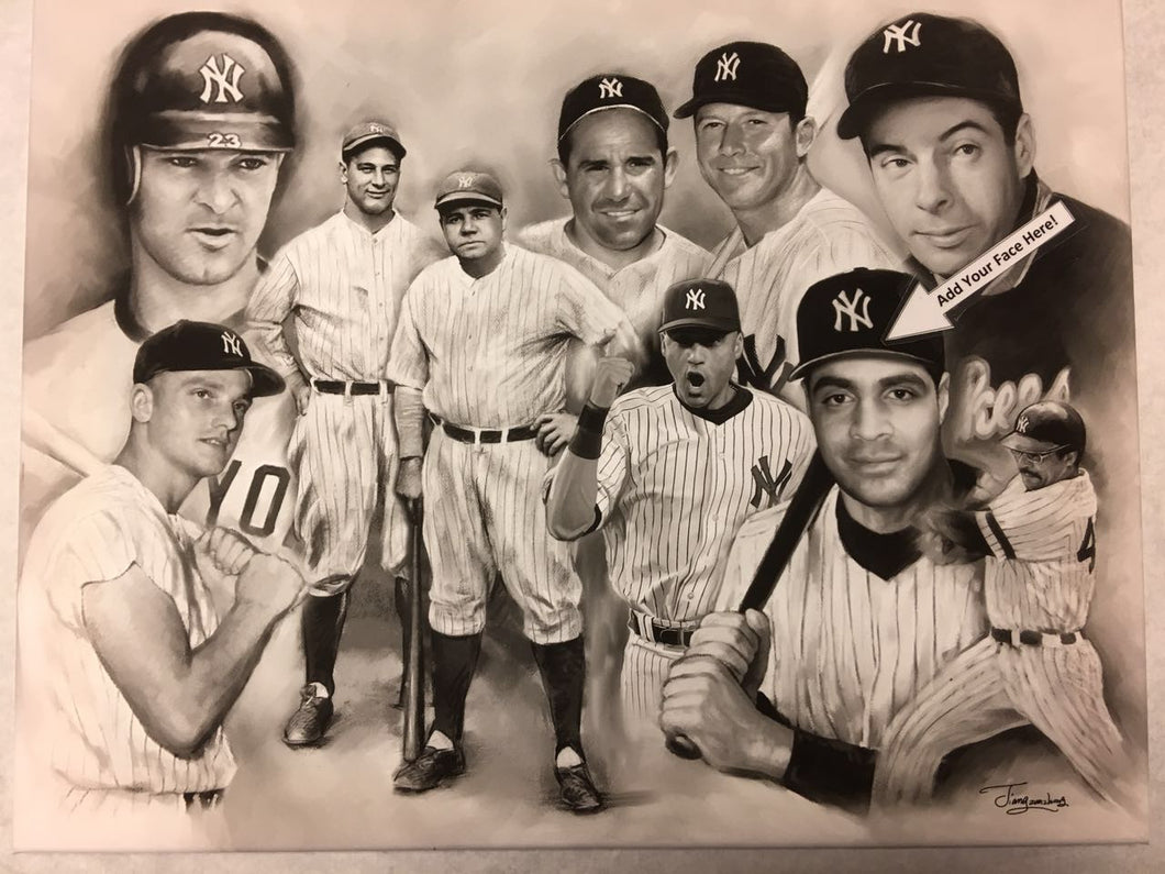 Add Face to Yankee Legends Picture