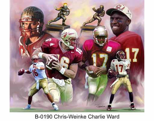 B-0190 Chris-Weinke Charlie Ward