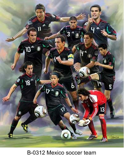 B-0312-Mexico Soccer Team