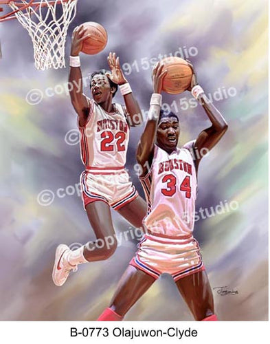B-0773-Olajuwon-Clyde