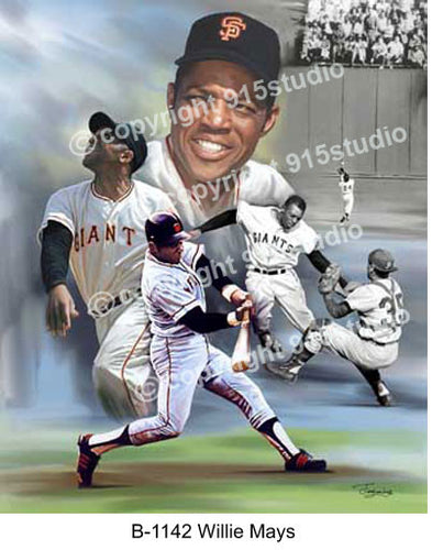 B-1142-Willie Mays