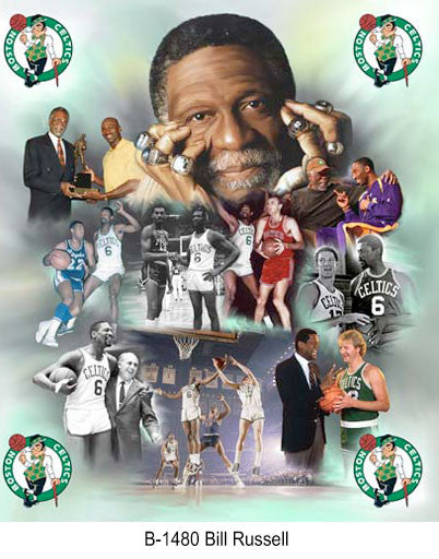 Boston Celtics - Bill Russell Poster
