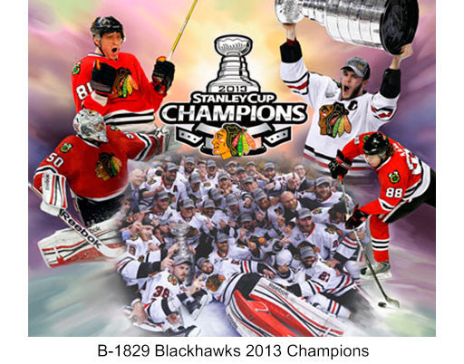 B-1829-Blackhawks 2013 Champions