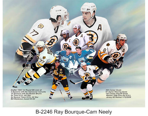 B-2246-Ray Bourque-Cam Neely