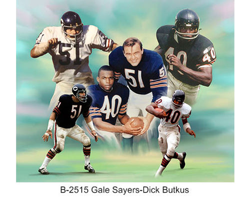 B-2515-Gale Sayers-Dick Butkus