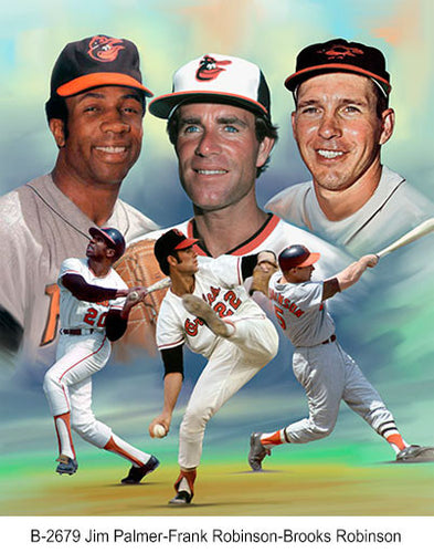 B-2679-Jim Palmer-Frank Robinson-Brooks Robinson