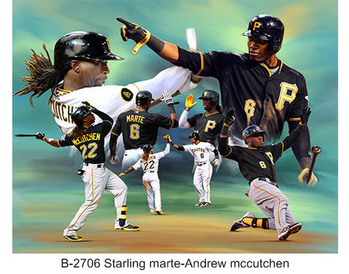 B-2706-Starling Marte-Andrew McCutchen