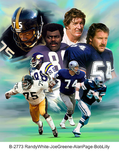 B-2773-RandyWhite-JoeGreene-AlanPage-BobLilly