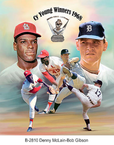 B-2810-Denny McLain-Bob Gibson