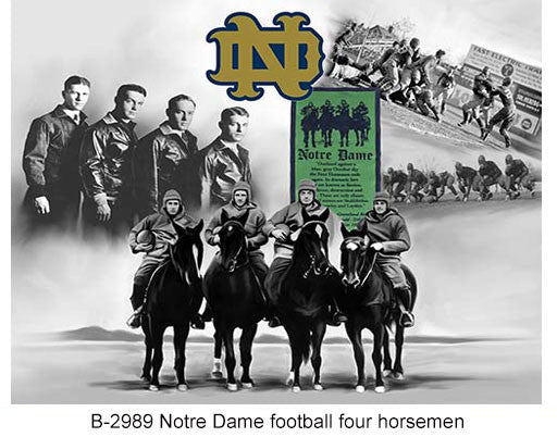 B-2989-Notre Dame Football four horsemen