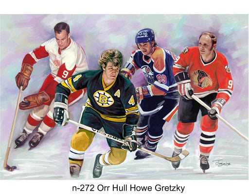 N-272-Orr Hull Howe Gretzky